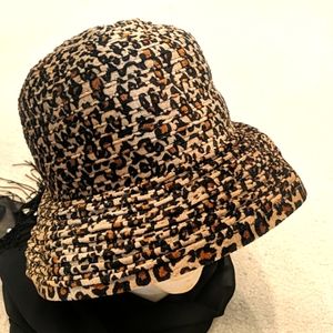 Animal print hat